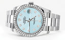 New Style | Rolex Datejust Watch | 36Mm | Light Blue Dial | Oyster Band