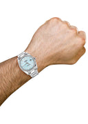 New Style | Rolex Datejust Watch | 36Mm | Light Blue Dial | Oyster Band