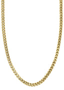 Gold Plated Mens Chain Solid Franco