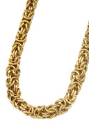 Gold Plated Mens Byzantine Chain