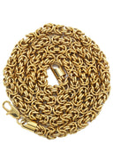 Gold Plated Mens Byzantine Chain
