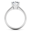 Round Diamond Solitaire Engagement Ring Tresa 14K White Gold