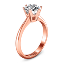 Solitaire Diamond Engagement Ring Tresa  14K Rose Gold