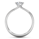 Round Diamond Solitaire Engagement Ring Wisteria 14K White Gold