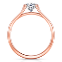 Solitaire Diamond Engagement Ring Adagio 14K Rose Gold