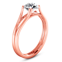 Solitaire Diamond Engagement Ring Adagio 14K Rose Gold