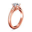 Solitaire Diamond Engagement Ring Avant 14K Rose Gold