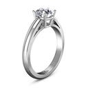 Round Diamond Solitaire Engagement Ring Avant 14K White Gold