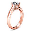 Solitaire Diamond Engagement Ring Chiara 14K Rose Gold