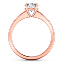 Solitaire Diamond Engagement Ring Nuovo 14K Rose Gold
