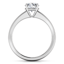 Round Diamond Solitaire Engagement Ring Nuovo 14K White Gold