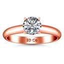 Solitaire Diamond Engagement Ring Carys 14K Rose Gold