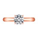 Solitaire Diamond Engagement Ring Carys 14K Rose Gold