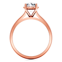 Solitaire Diamond Engagement Ring Valse  14K Rose Gold