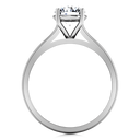Round Diamond Solitaire Engagement Ring Valse  14K White Gold
