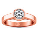 Solitaire Diamond Engagement Ring Carina  14K Rose Gold
