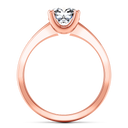 Solitaire Diamond Engagement Ring Amira 14K Rose Gold