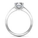 Round Diamond Solitaire Engagement Ring Amira 14K White Gold