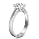 Round Diamond Solitaire Engagement Ring Amira 14K White Gold