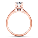 Solitaire Diamond Engagement Ring Luna 14K Rose Gold