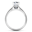 Round Diamond Solitaire Engagement Ring Luna 14K White Gold