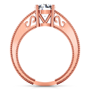 Solitaire Diamond Engagement Ring Kensington 14K Rose Gold