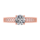 Solitaire Diamond Engagement Ring Kensington 14K Rose Gold