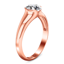 Solitaire Diamond Engagement Ring Ansley 14K Rose Gold