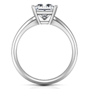 Solitaire Princess Cut Diamond Engagement Ring Cindy 14K White Gold