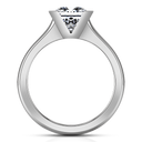 Solitaire Princess Cut Diamond Engagement Ring Jenny 14K White Gold