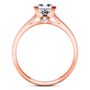 Solitaire Diamond Princess Cut Engagement Ring Holly 14K Rose Gold