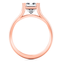 Solitaire Diamond Princess Cut Engagement Ring Bella 14K Rose Gold
