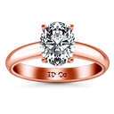 Solitaire Diamond Engagement Ring Daniela 14K Rose Gold
