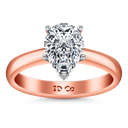 Solitaire Diamond Engagement Ring Hillary 14K Rose Gold