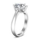 Solitaire Pear Diamond Engagement Ring Hillary 14K White Gold