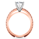 Solitaire Diamond Engagement Ring Janet 14K Rose Gold