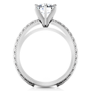 Round Diamond Solitaire Engagement Ring Janet 14K White Gold