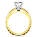 Solitaire Diamond Engagement Ring Janet 14K Yellow Gold