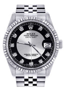 Womens Rolex Datejust Watch 16200  | 36Mm | Tuxedo Dial | Fluted Bezel | Jubilee Band