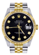 Mens Rolex Datejust Watch 16233 Two Tone | 36Mm | Black Dial | Jubilee Band