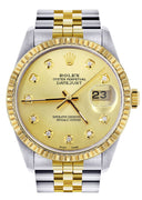 Mens Rolex Datejust Watch 16233 Two Tone | 36Mm | Gold Dial | Jubilee Band
