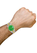 Mens Rolex Datejust Watch 16233 Two Tone | 36Mm | Green Dial | Jubilee Band