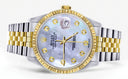 Mens Rolex Datejust Watch 16233 Two Tone | 36Mm | Mother of Pearl Dial | Jubilee Band
