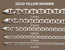 White Gold Chain - Womens Solid Mariner Chain 10K Gold