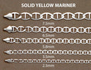 White Gold Chain - Mens Solid Mariner Chain 10K Gold