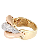 14K Ladies Diamond Cocktail Ring | 0.82 Carats | 7.37 Grams