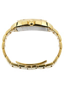 Mens Yellow Gold Tone Diamond Watch | Appx. 3.8 Carats