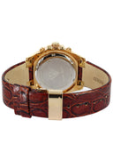 Mens Yellow Gold Tone Diamond Watch | Appx. 1.7 Carats