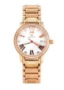 Womens Rose Gold Tone Diamond Watch | Appx 0.53 Carats