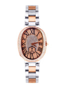 Womens Rose Gold Tone Diamond Watch | Appx 0.87 Carats